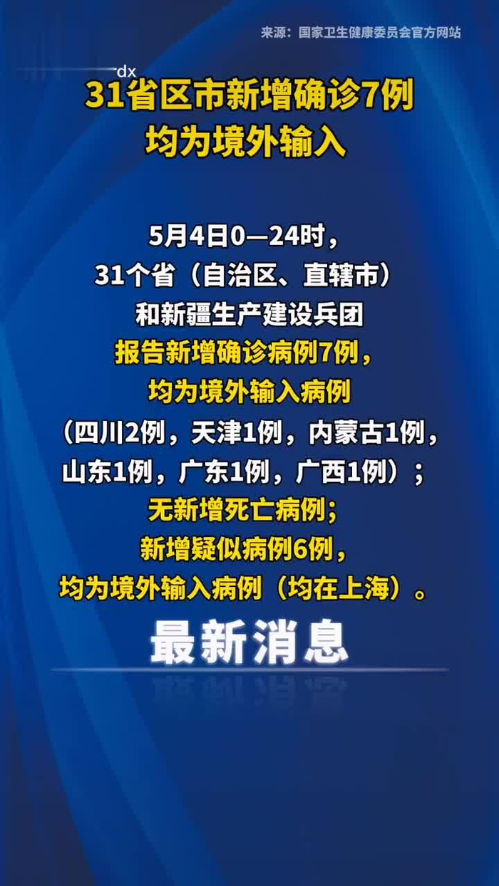 【31省新增本土104例/31省份新增本土】-第3张图片